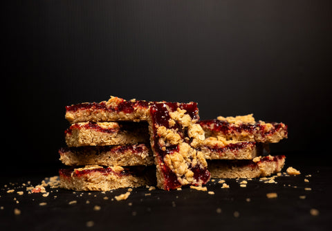 Allergen-Free Raspberry Oatmeal Bars 